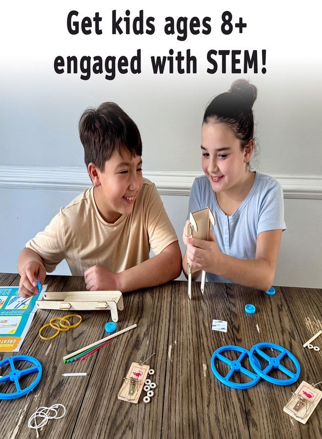STEM Inventions Mousetrap Car Kit (10-Pack) - Hands-On Physics & Engineering STEM Kits for Classroom Projects, Force & Motion Experiments, Elementary and Middle School Science Lessons - Image 3